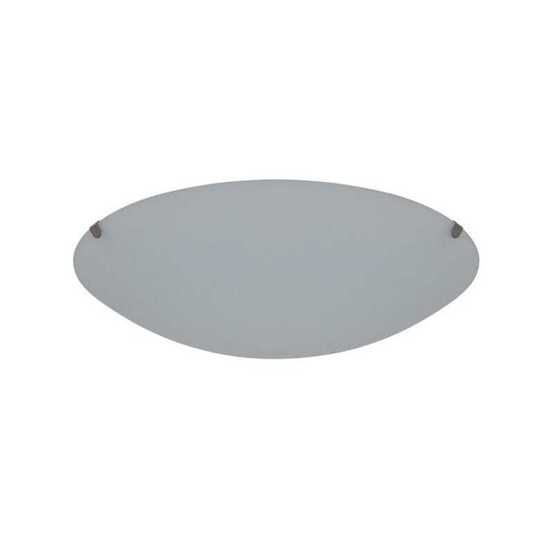Plafonnier PLUTON, E27, diam.25 cm, verre blanc INSPIRE - Sanifer Tamatave