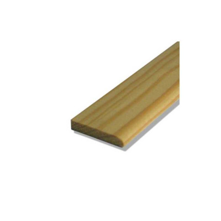 Couvre joint pin 1 arrondi 2400x40x6mm  - Sanifer Tamatave