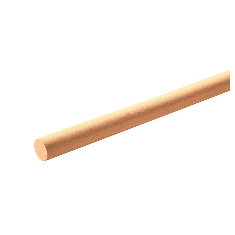 Tourillon hêtre lisse 1000x8mm  - Sanifer Tamatave