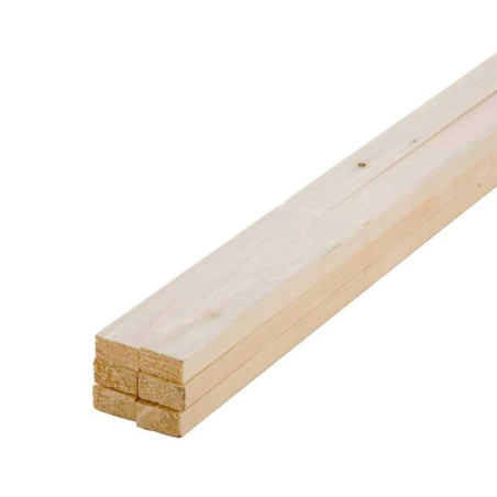  Lot de 6 tasseaux sapin rabot 2000x21m  - Sanifer Tamatave