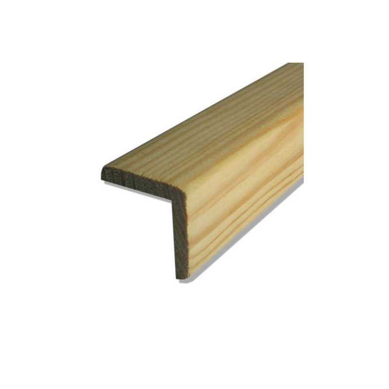  Baguette d'angle en pin 2400X45X35mm  - Sanifer Tamatave