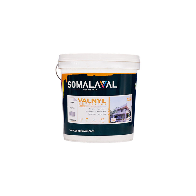 Peinture de façade blanc pour extérieur 25kg SOMALAVAL - Sanifer Tamatave