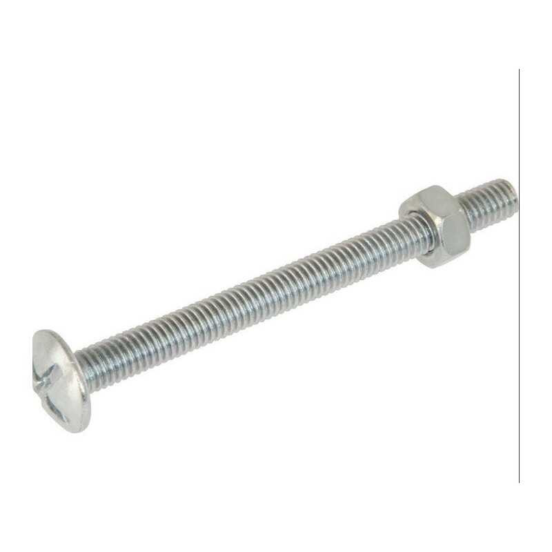 Boulon acier tete ronde phillips SUKI 6 x L.100 mm| Sanifer