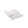 Etagère tiroir blanc mat L.40 x H.25 x P.25 cm Ep.8.0 mm| Sanifer