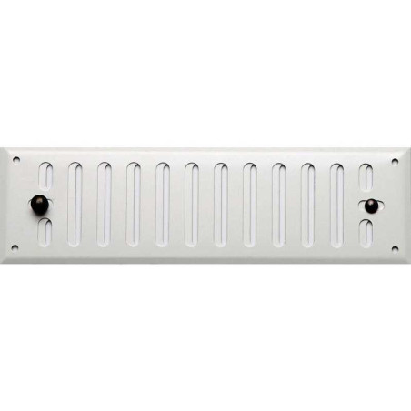Grille d'aération aluminium laqué L.24 X L.7 Cm| Sanifer