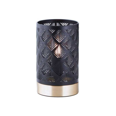 Lampe métal chic INSPIRE Galati H.19cm noir/laiton| Sanifer