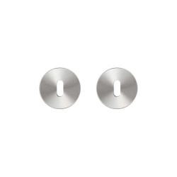 Lot de 2 rosaces L1 INSPIRE nickel satiné trou de clé| Sanifer