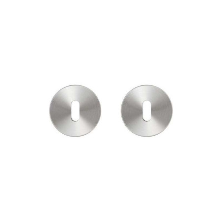 Lot de 2 rosaces L1 INSPIRE nickel satiné trou de clé| Sanifer