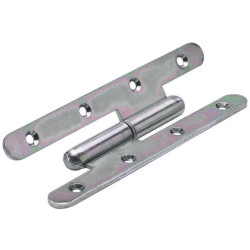 Paumelle inox pour porte Hettich L.140 X L.55 Mm| Sanifer