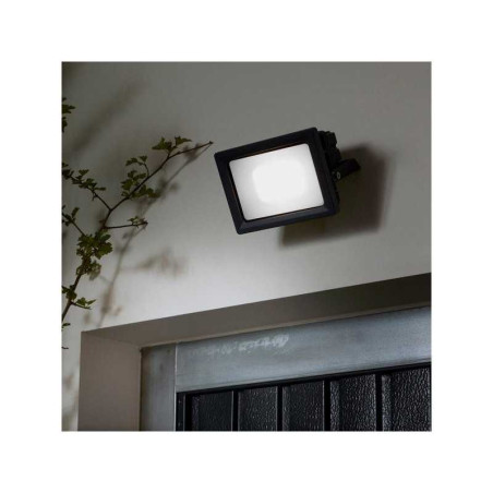 Projecteur à  fixer extérieur Yonkers LED intégrée RGBW 3000 lumens connecté Enki noir INSPIRE| Sanifer