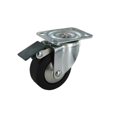 Roulette pivotante à platine Diam.65 Mm| Sanifer