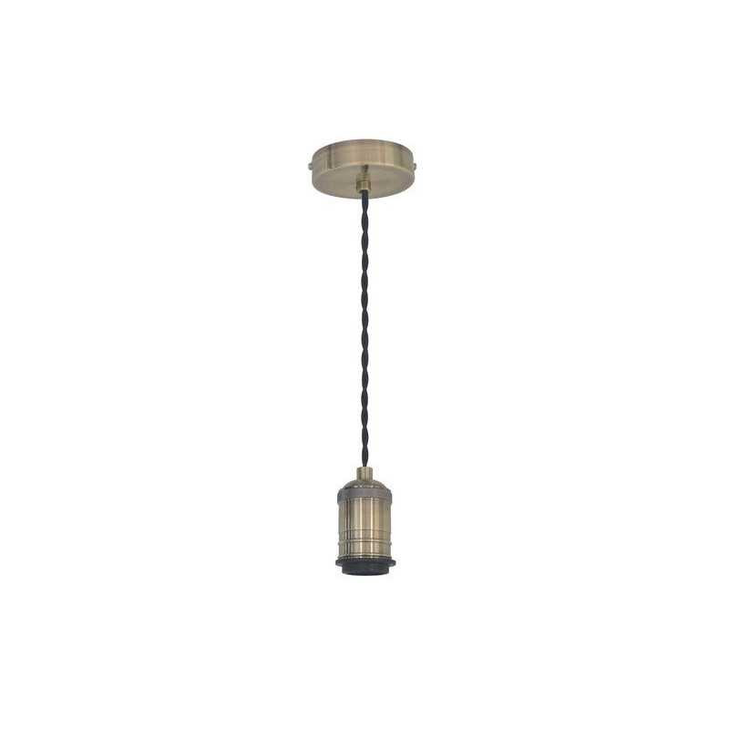 Suspension E27 moderne Ione métal laiton patiné 1 X 60 W INSPIRE| Sanifer