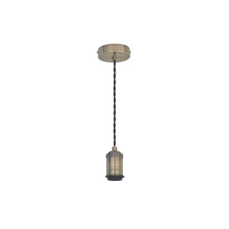 Suspension E27 moderne Ione métal laiton patiné 1 X 60 W INSPIRE| Sanifer