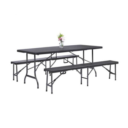 Une table avec 2 bancs| Sanifer Tamatave