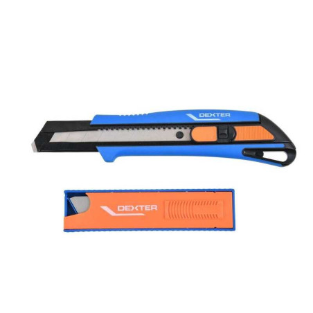 Cutter retractable 25 mm avec 3 lames DEXTER| Sanifer Tamatave