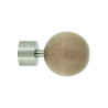 Embout pour barre à rideau SPHERE Diam.28 mm bois chene clair Archi design,| Sanifer Tamatave