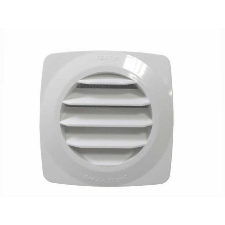 Grille d'aération abs naturel L.12.5 x l.12.5 cm| Sanifer Tamatave