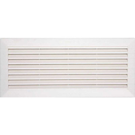Grille d'aération abs naturel L.13.5 x l.30.4 cm| Sanifer Tamatave