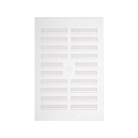 Grille d'aération abs naturel L.19.3 X L.28.9 Cm| Sanifer Tamatave