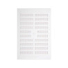 Grille d'aération abs naturel L.19.3 X L.28.9 Cm| Sanifer Tamatave