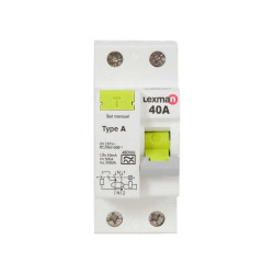 Interrupteur différentiel Lexman 30 Ma 40 A A| Sanifer Tamatave