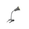 Lampe de bureau à pince Salta GU10 métal gris/argent INSPIRE| Sanifer Tamatave