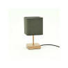 Lampe e14 nature bois vert INSPIRE Akora H.23cm| Sanifer Tamatave