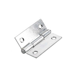 Lot de 2 charnières universel acier pour meuble L.36 x l.45 mm| Sanifer Tamatave