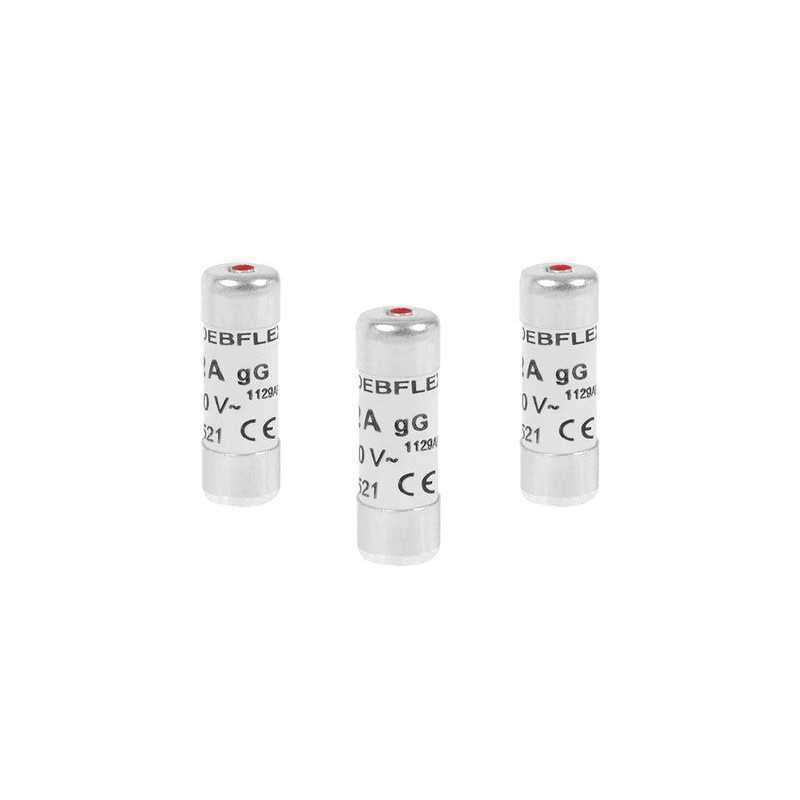 Lot de 3 Fusibles Céramique 6 A 8.5 X 23 Mm| Sanifer Tamatave