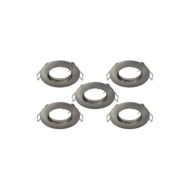 Lot de 5 anneaux fixe plastique acier| Sanifer Tamatave