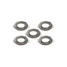 Lot de 5 anneaux fixe plastique acier| Sanifer Tamatave