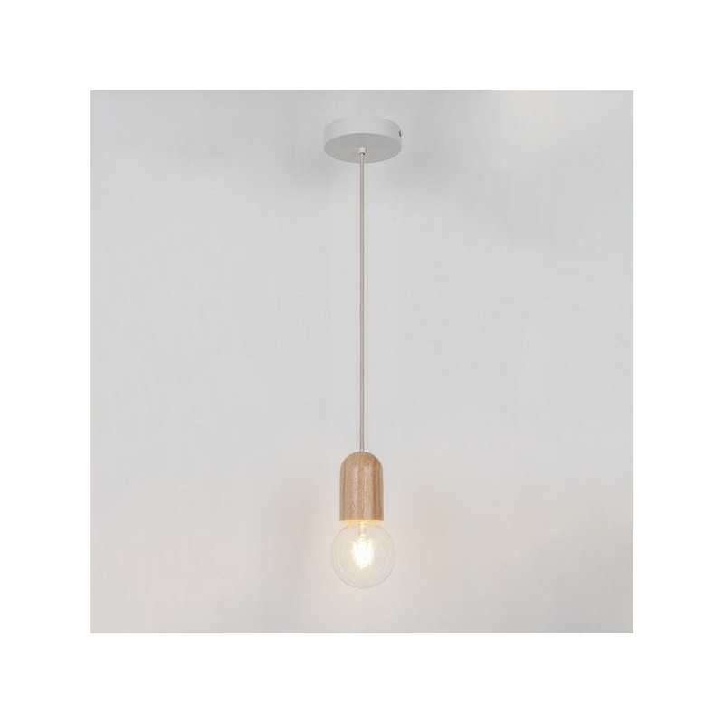 Monture E27 INSPIRE bois blanc| Sanifer Tamatave