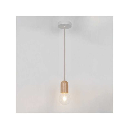 Monture E27 INSPIRE bois blanc| Sanifer Tamatave