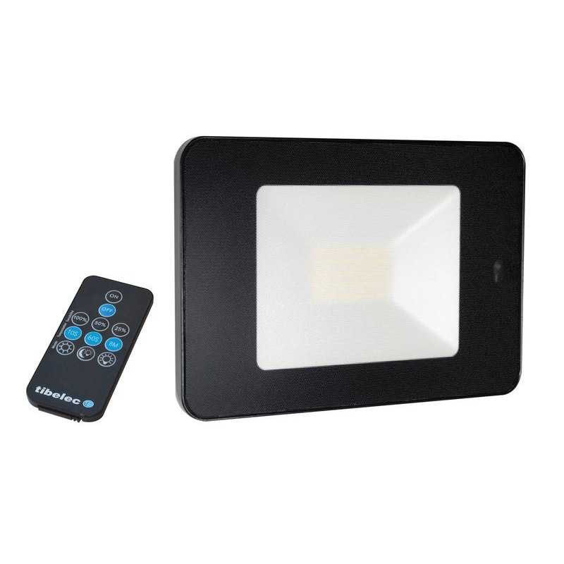 Projecteur à Fixer à Détection Extérieur Led Intégrée 4400 Lm Noir Tibelec| Sanifer Tamatave