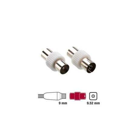 Raccord coaxial 9,52mm mâle/femelle LEXMAN| Sanifer Tamatave