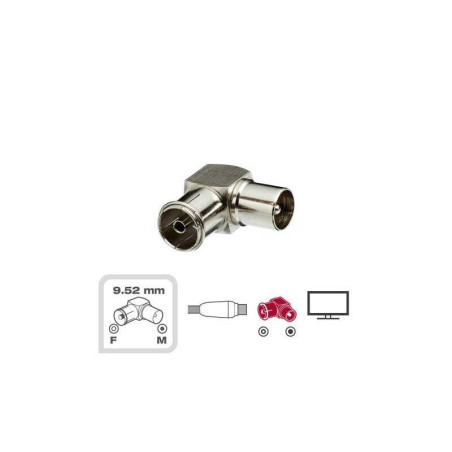Raccord coaxial blindée 9,52mm mâle/femelle LEXMAN| Sanifer Tamatave