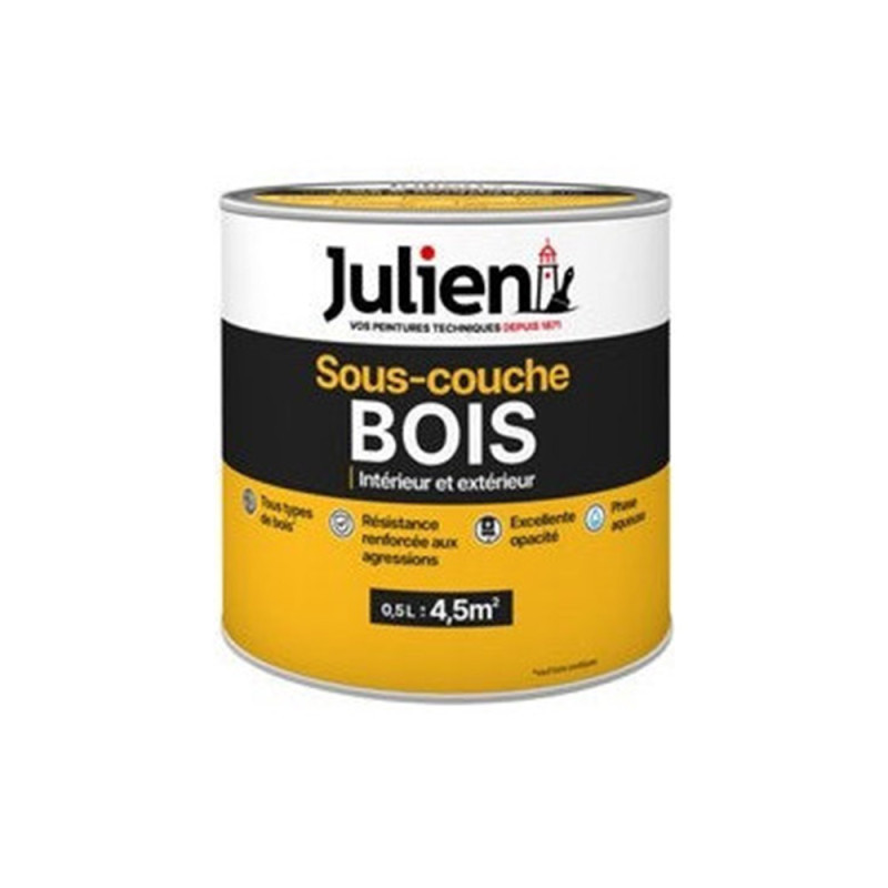 Sous-couche bois interieur et exterieur  JULIEN 0.5 L| Sanifer Tamatave