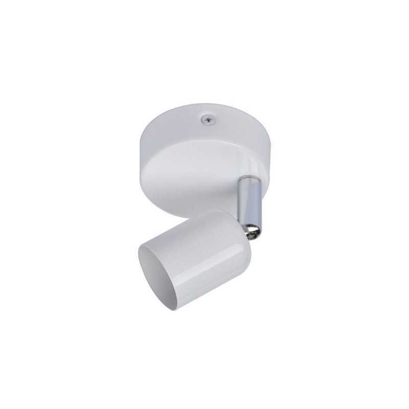 Spot patère Basic fer blanc GU10 max 40 W| Sanifer Tamatave