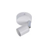 Spot patère Basic fer blanc GU10 max 40 W| Sanifer Tamatave
