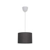 Suspension 1x e27 coton gris INSPIRE Sitia D.28.0 cm| Sanifer Tamatave