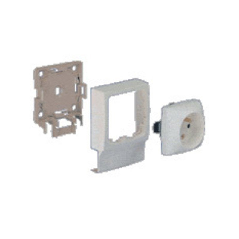 Adaptateur blanc pour moulure  H. 9.4 X P.3.8 Cm|Sanifer Tamatave