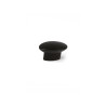 Bouton de meuble Ovale Noir Zamak H.24 X L.41 X P.19 Mm|Sanifer Tamatave