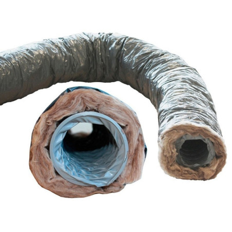 Conduit souple isolé pvc / laine de verre EQUATION, Diam. 160, L. 3 m|Sanifer Tamatave