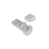 Douille B22 et fiche DCL en plastique, DEBFLEX, blanc|Sanifer Tamatave