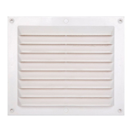 Grille d'aération abs naturel, L.14.6 x l.17.5 cm|Sanifer Tamatave