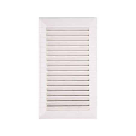 Grille d'aération abs naturel, L.23 x l.13.5 cm|Sanifer Tamatave