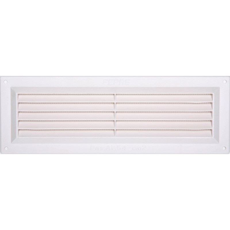 Grille d'aération abs naturel, L.9 X L.26 Cm|Sanifer Tamatave
