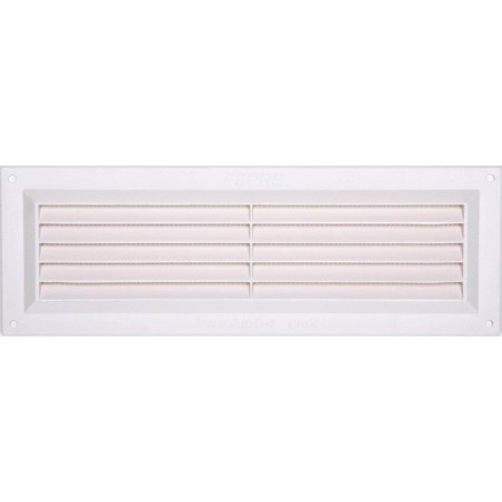 Grille d'aération abs naturel, L.9 X L.26 Cm|Sanifer Tamatave
