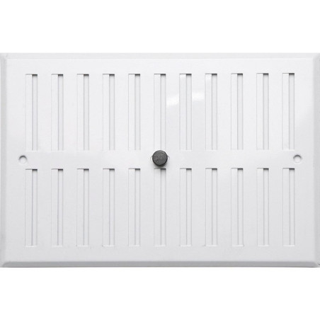 Grille d'aération aluminium laqué, L.25 X L.17 Cm|Sanifer Tamatave