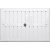 Grille d'aération aluminium laqué, L.25 X L.17 Cm|Sanifer Tamatave